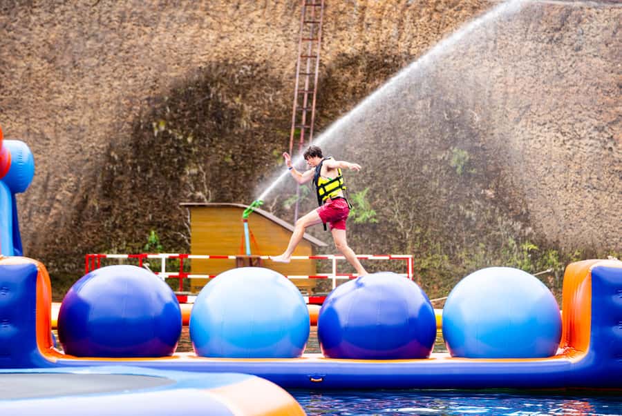 Grand Canyon Water Park Ticket - The floating aquapark and giant slides