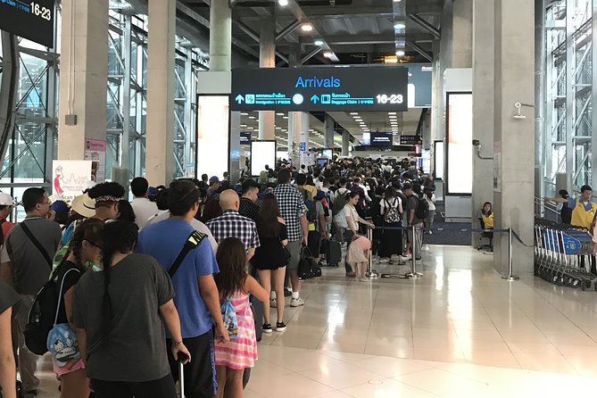 Guided Fast Track Immigration From Aircraft to Arrivals– Bangkok - Arrival service versus departure service