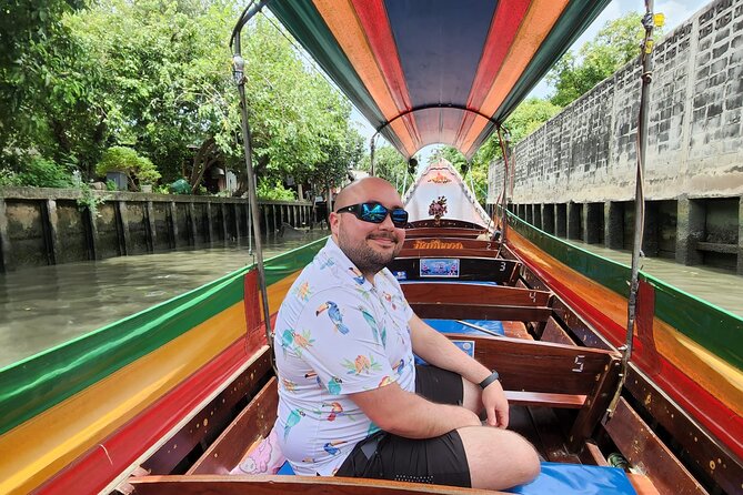 Half-Day Private Tour of the Bangkok Canals - Boarding the longtail boat on the Chao Phraya