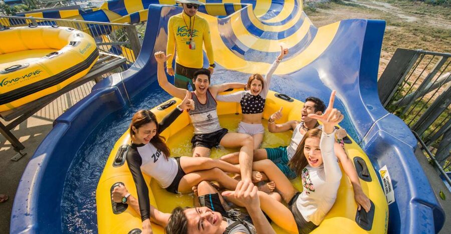 Hua Hin: Vana Nava One-Day Water Jungle Park Entrance Ticket - The Major Slides: Abyss, Boomerango, and Master Blaster