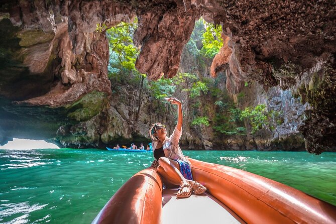 James Bond Island Adventure Tour from Khao Lak including Sea Canoeing & Lunch - Phang Nga Bay by long-tail boat