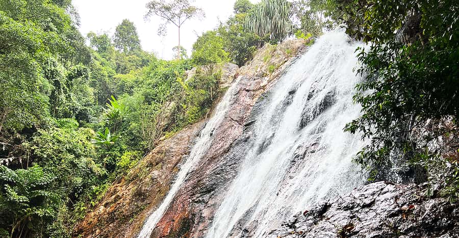 Jeep Tour Koh Samui Jungle Safari Full Day Adventure - The waterfall stop: good for a cool break