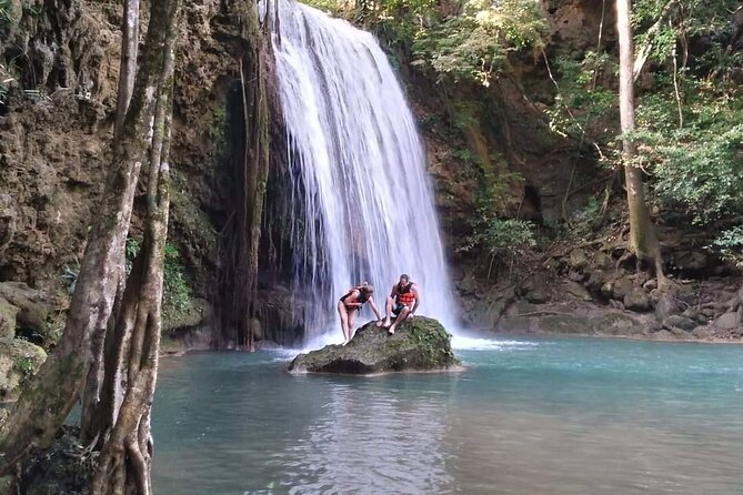 Kanchanaburi Full Day Tour: River Kwai and Erawan Falls - Guides, group size, and the feel of the day