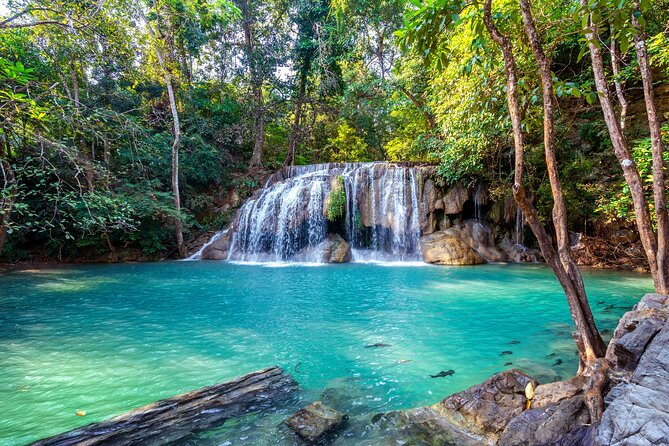 Kanchanaburi Full Day Tour: River Kwai and Erawan Falls - Starting early from Bangkok