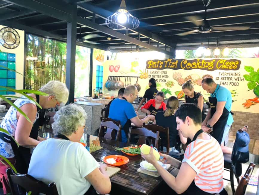 Khao Lak Pui's Authentic Thai Cooking Class - Turning the group’s work into lunch