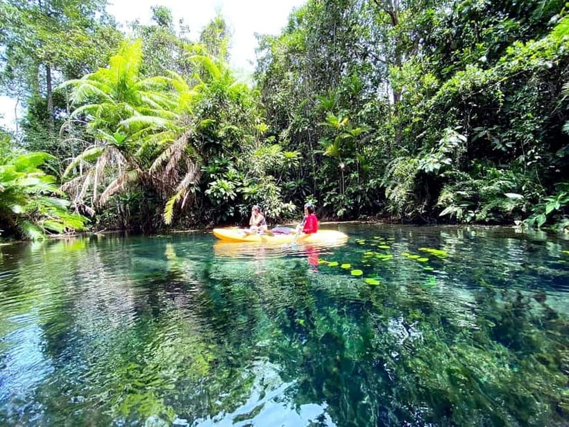 Klong Rud Kayaking with Hotel Transfer - Forest views, clear water, and a small swimming area