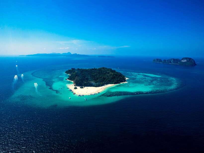 Ko Lanta: Full-Day Snorkel Trip to Phi Phi & Bamboo Islands - Bamboo Island, white sand, and the Thai buffet