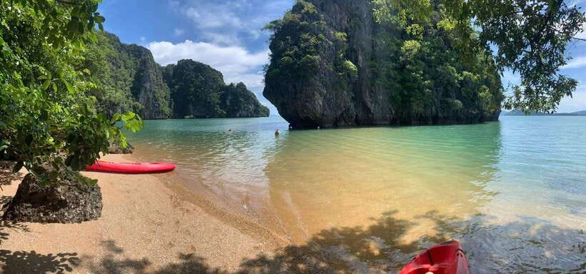 Ko Lanta: Half-Day Kayaking, Talabeng, Sea Cave & Mangrove - Kayaking around Talabeng’s cliffs and caves