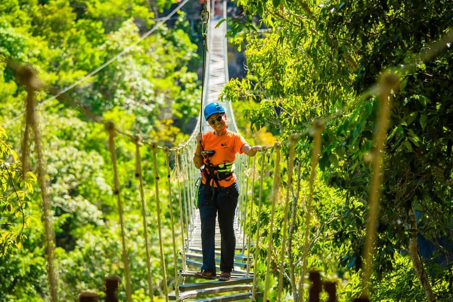 Ko Pha Ngan: Sky-High Zipline & Wang Sai Waterfall Views - Key points at a glance