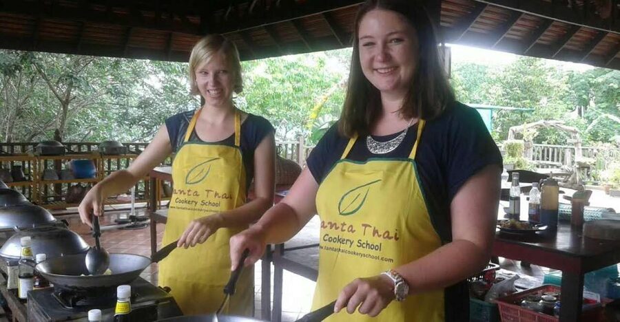 Koh Lanta: Evening Course at Lanta Thai Cookery School - A garden walk that puts Thai ingredients in context