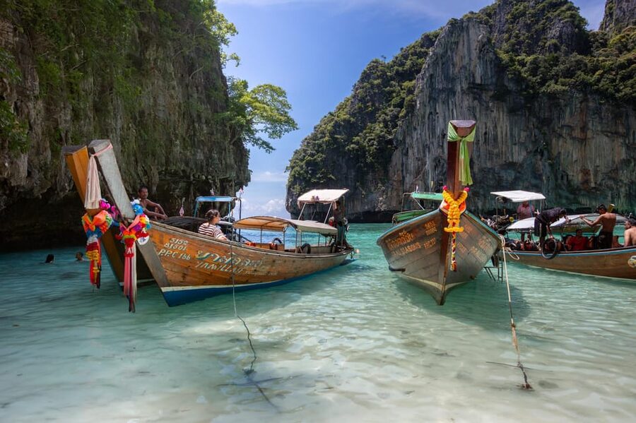 Koh Phi Phi: Join Longtail Boat to Maya Bay and Pileh Lagoon - Afternoon departures add sunset and glowing plankton