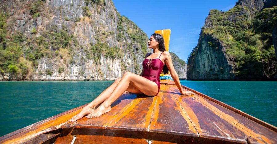 Koh Phi Phi: Join Longtail Boat to Maya Bay and Pileh Lagoon - Monkey Beach, 15 minutes with wild monkeys