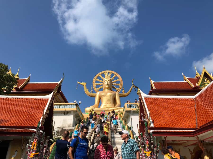Koh Samui: 4x4 Off Road Island Safari Tour Including Lunch - Morning pickup and the first temple stops