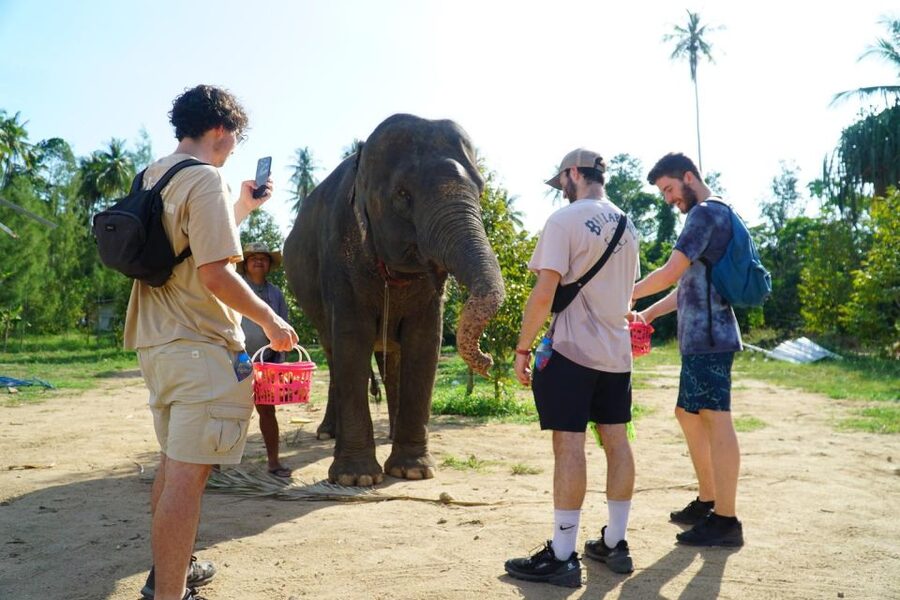 Koh Samui: 4x4 Sightseeing Safari & Elephant Sanctuary Tour - Grandfather and Grandmother Rocks, with a story attached