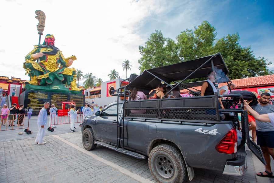 Koh Samui Adventure: Hidden Gems & 4x4 Safari Tour /w Lunch - Wat Teepangkorn and the highest viewpoints