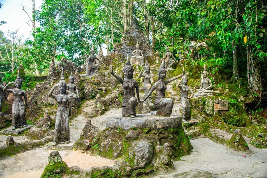 Koh Samui: Elephant Sanctuary and Jungle Tour with Lunch - Wat Teepangkorn and the high point of Samui