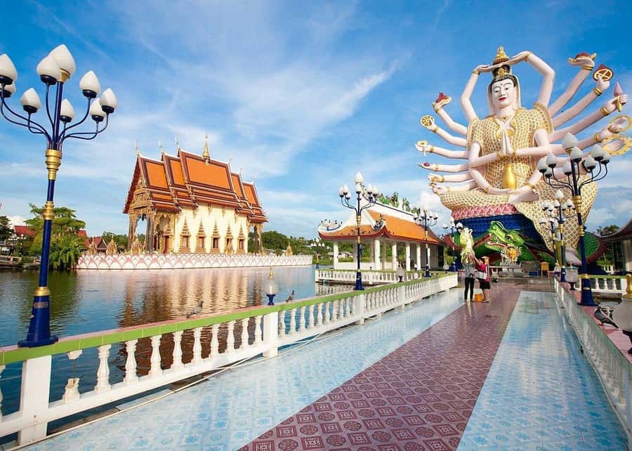 Koh Samui: Half Day City Tour with Hotel Pickup - Na Muang Waterfall, the longest stop