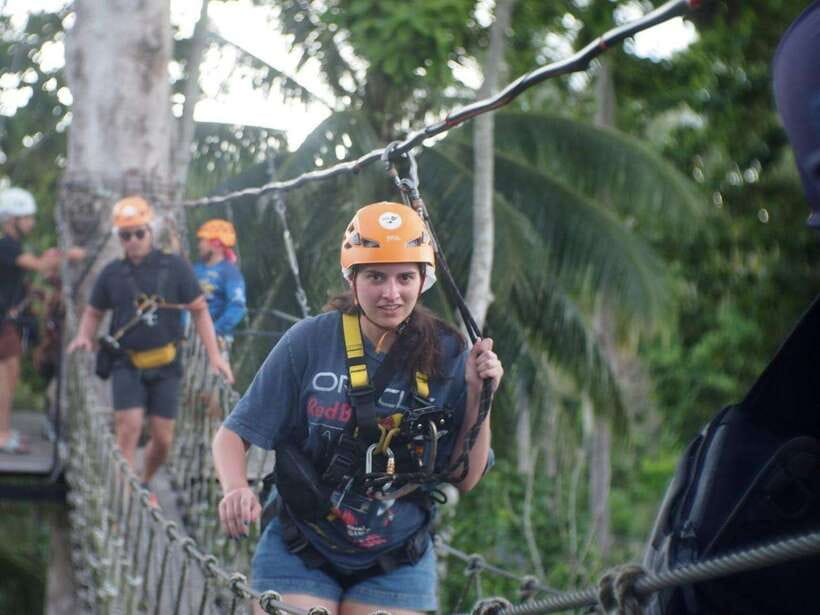 Koh Samui: Samui Zipline Adventure with Transfer service - Check-in, harnesses, and the safety briefing