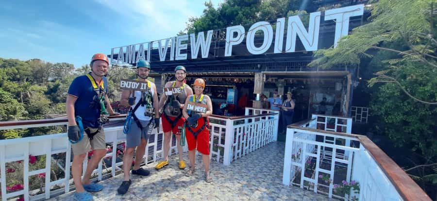 Koh Samui: Zipline Experience of Lamai Viewpoint - The cable car ride to the upper station
