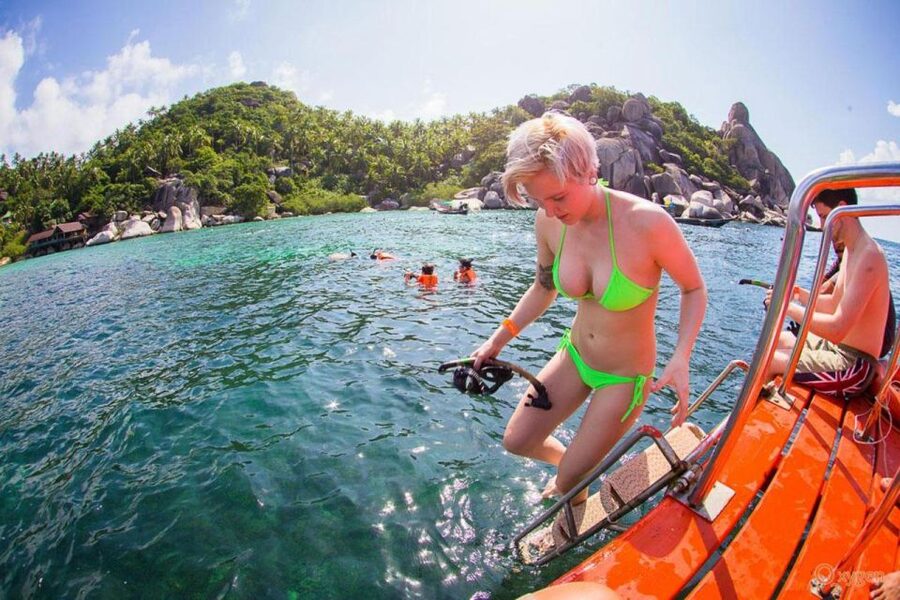 Koh Tao: Koh Nangyuan and the Hidden Bays Trip by the Oxygen - Shark Bay and the search for turtles