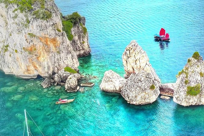 Krabi 4 Island Sunset Snorkeling Cruise + Bioluminescent Swim - Poda Island: dinner and the Andaman sunset