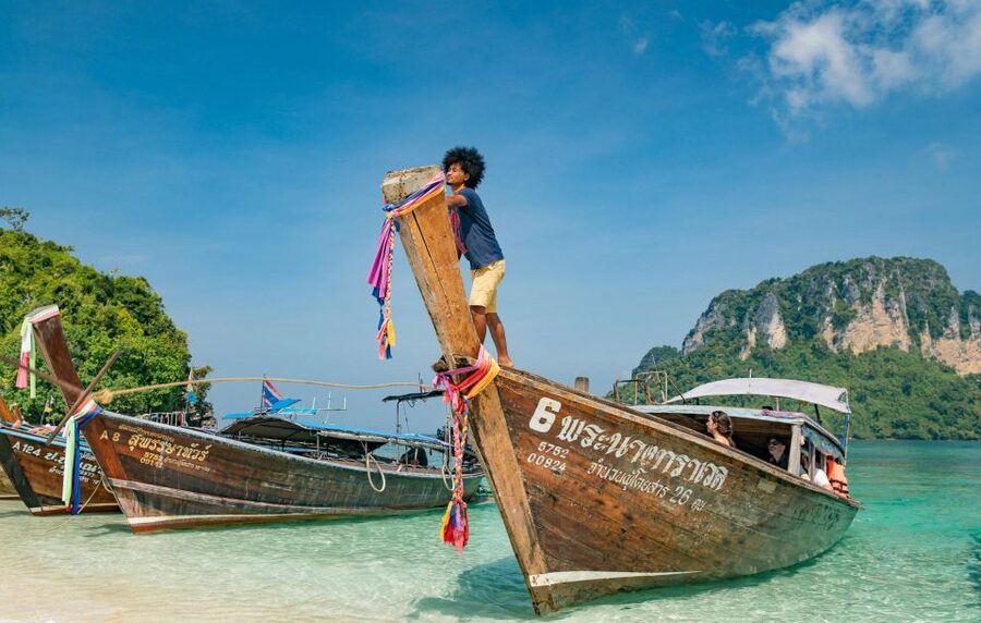 Krabi: 4 Islands & Krabi's Separated Sea Longtail Boat Tour - The Tub and Mor sandbar, if the tide cooperates