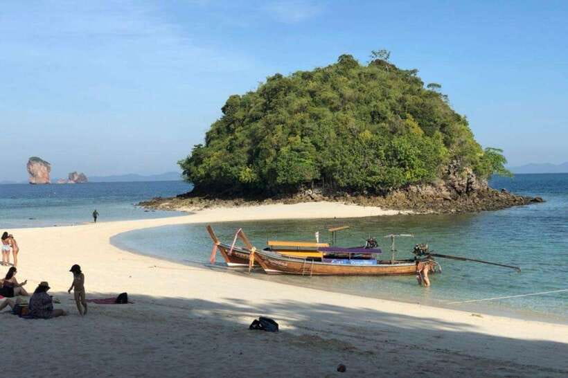 Krabi: 4 Islands Longtail Boat Tour with Lunch - Tup Island and the tide-sensitive sandbar