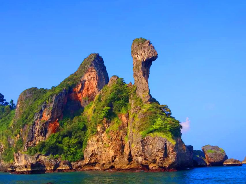 Krabi: 4 Islands Sunset Longtail Boat Tour with BBQ Dinner - Chicken Island and its best snorkeling water
