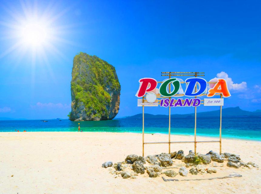 Krabi: 4 Islands Sunset Longtail Boat Tour with BBQ Dinner - Poda Island, beach time, and the BBQ