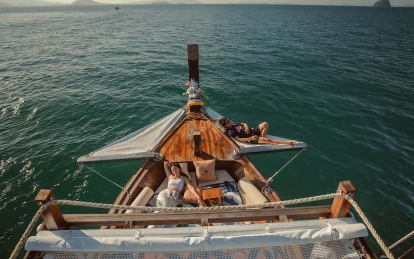 Krabi: 7 Island Tour by Luxury Longtail Boat with Snorkeling - Tup Island and Chicken Island from the water