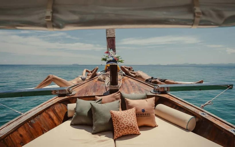 Krabi: 7 Island Tour by Luxury Longtail Boat with Snorkeling - Koh Mor and Puya Bay add quiet scenery