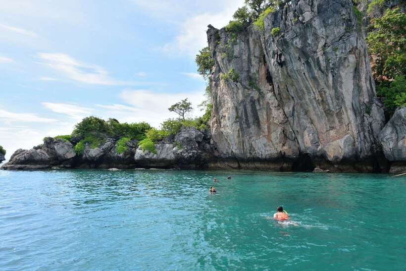 Krabi: 7 Islands Sunset Tour with Buffet Dinner & Snorkeling - Chicken Island is made for the camera