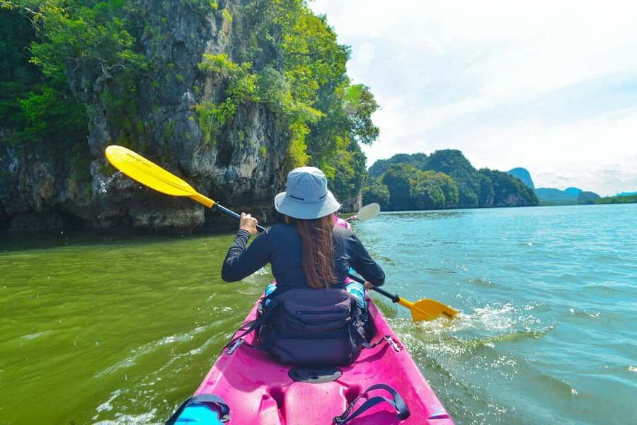Krabi: Ao Thalane Mangrove Kayaking with Extras - Choosing lunch, swimming, massage, or ATV riding