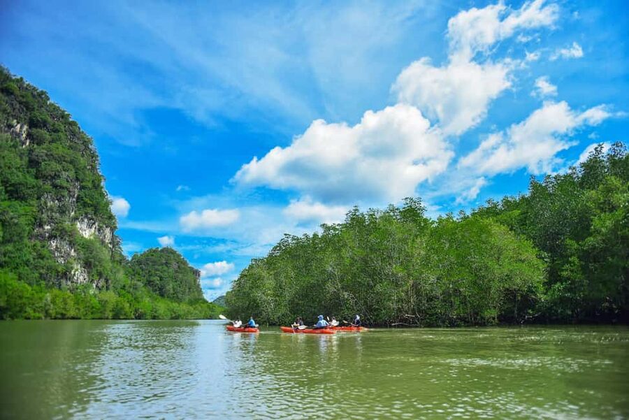 Krabi: Ao Thalane Mangrove Kayaking with Extras - At Ao Thalane Pier: safety, facilities, and preparation