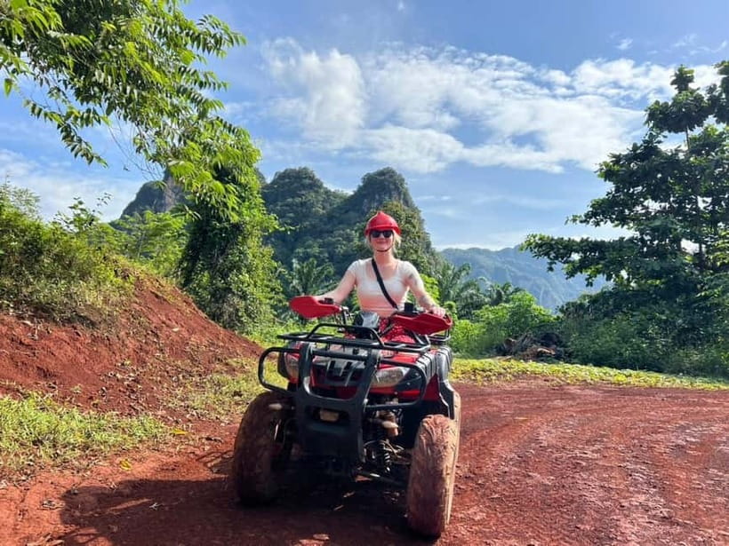 Krabi: ATV Adventure Through Nature - Palm trees, puddles, and tight corners