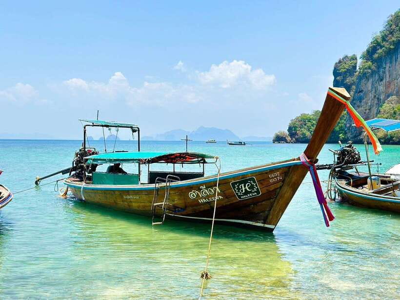 Krabi:Day Trip 4 Islands by Premium Longtail Boat with Lunch - Tup Island and the tide-made walkway