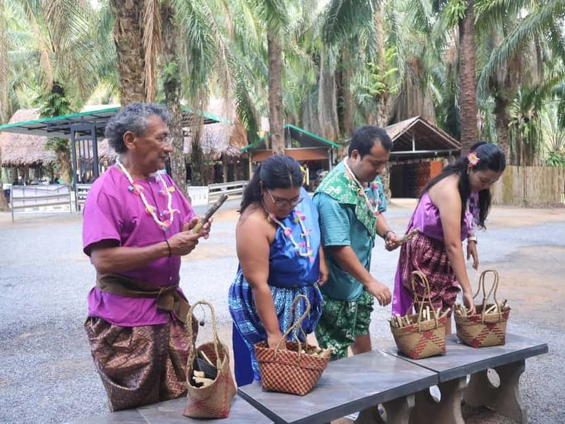 Krabi: Elephant Feeding Program with Traditional Thai Dress - Meeting the mahouts and learning the safe approach