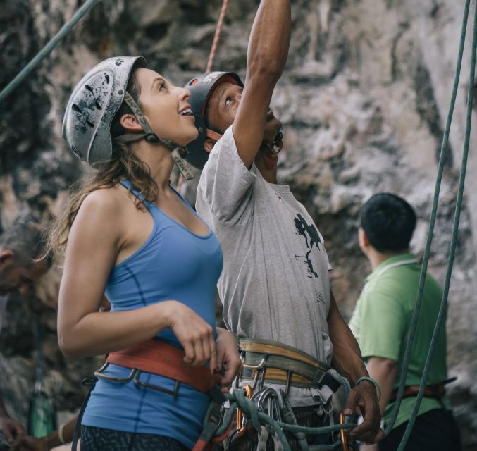 Krabi: Half-Day Rock Climbing at Railay Beach - Your safety briefing and climbing gear