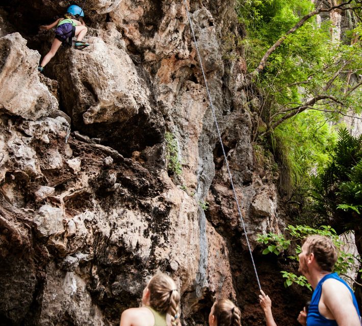 Krabi: Half-Day Rock Climbing at Railay Beach - Railay’s caves, rappelling, and views from the wall