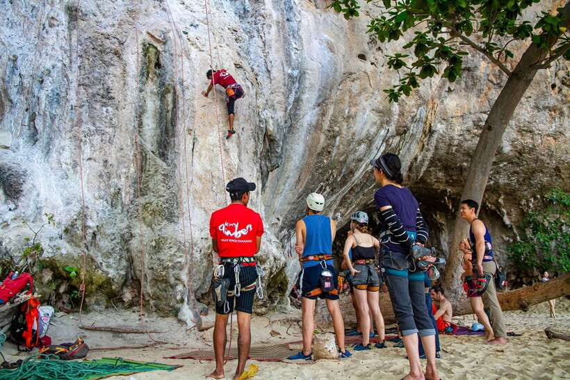 Krabi: Half-Day Rock Climbing Introduction at Railay Beach - From your Krabi hotel to Ao Nam Mao Pier
