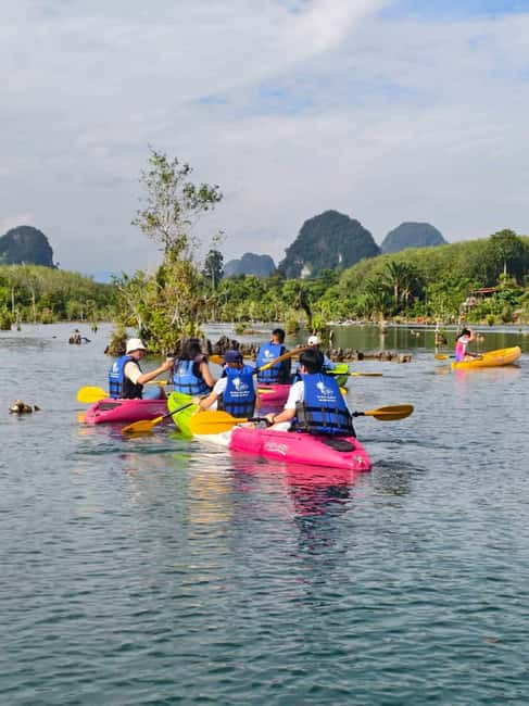 Krabi: Hidden Mirror Lake Kayak, Swim & Easy Nature Activity - Calm water and a gentle first paddle