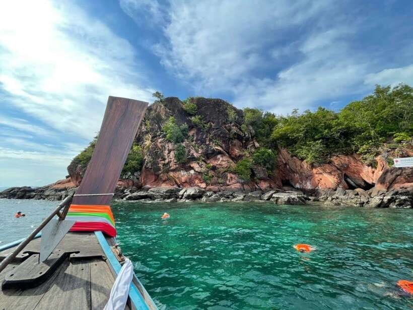 Krabi: Hong Island Longtail Boat & Kayak Tour w Buffet Lunch - Morning pickup and the ride from Ao Nang