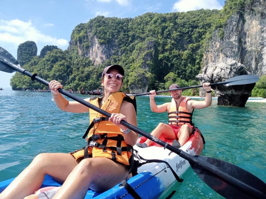 Krabi: Hong Island Tour by Longtail Boat with Kayak Option - Optional kayaking around Hong Island