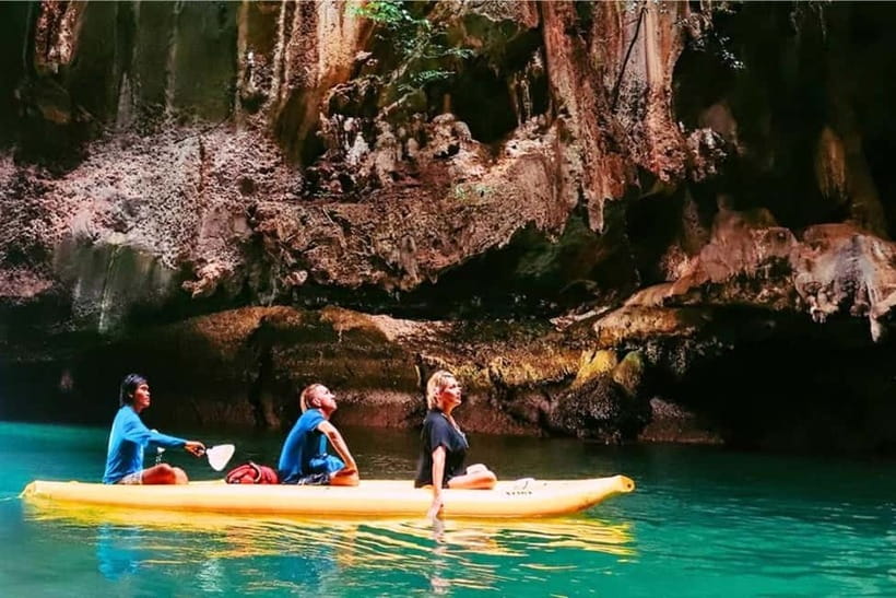Krabi: Hong Island with Kayaking by speedboat - Entering Secret Hong Lagoon