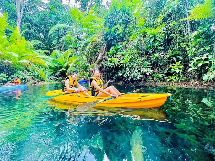 Krabi: Klong Root (Crystal lake) Kayaking tour - Hotel Pickup and the First Part of the Route