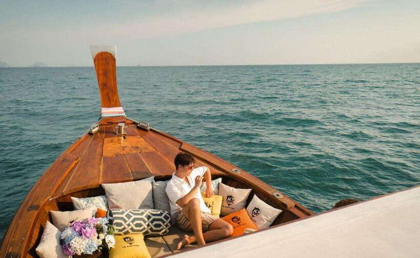Krabi: Koh Hong Small Group Tour by Luxury Longtail Boat - The ride from Krabi to Koh Hong