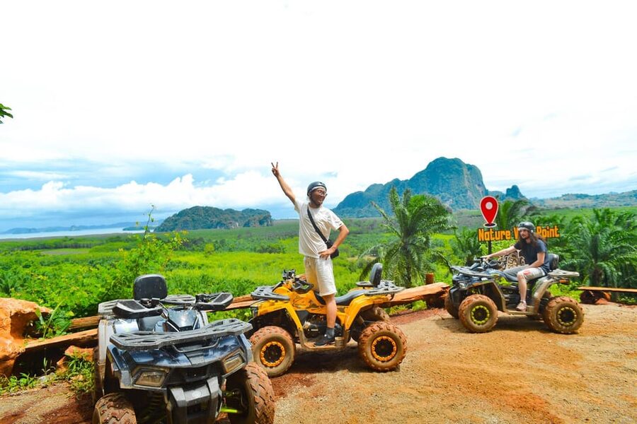 Krabi: Nature View Point Off-Road ATV Adventure - The first forest tracks and rubber trees