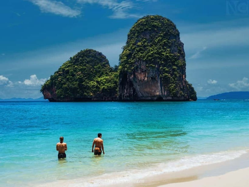 Krabi: Railay Beach & Caves + Jurassic World : Rebirth Sites - Railay West Beach and the Jurassic World connection