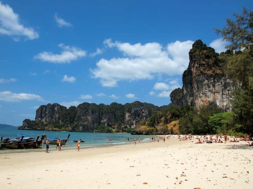 Krabi: Railay Beach & Caves + Jurassic World : Rebirth Sites - Phra Nang Beach gives you time to breathe