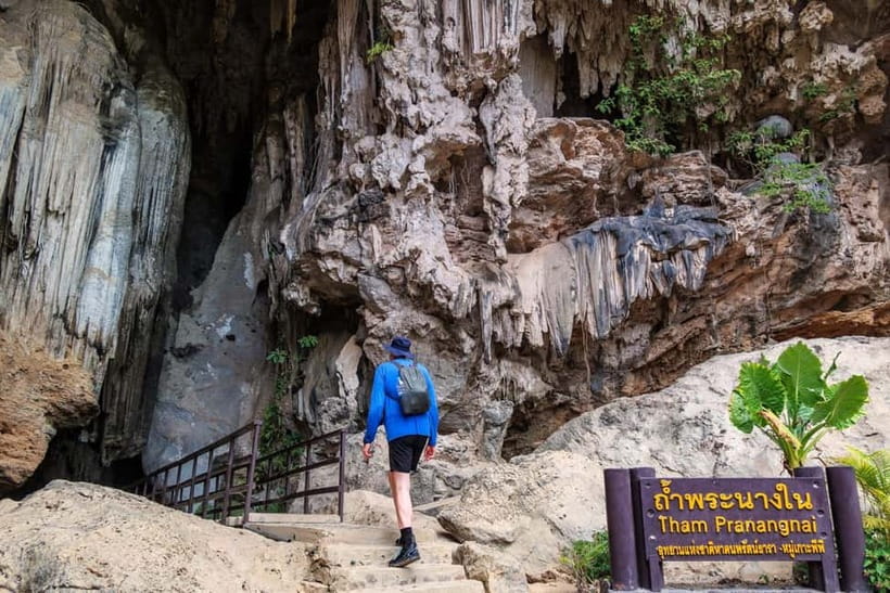 Krabi: Railay Beach & Caves + Jurassic World : Rebirth Sites - Diamond Cave’s glittering rock formations